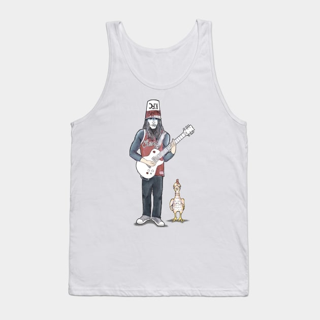 Buckethead and Friends Tank Top by Shawn_M_Schmidt